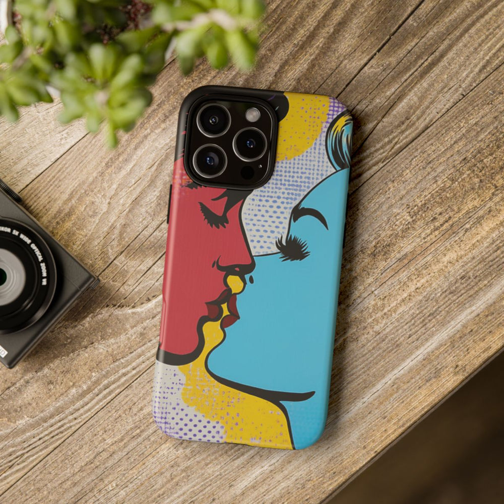 Popart Kussend Stel
