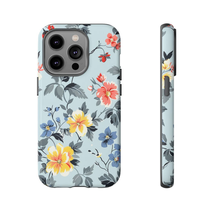 Vintage Bloemenpatroon in Pasteltinten