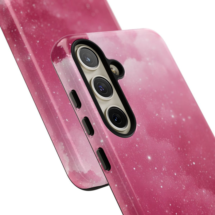 Roze Glitterwolkenpatroon