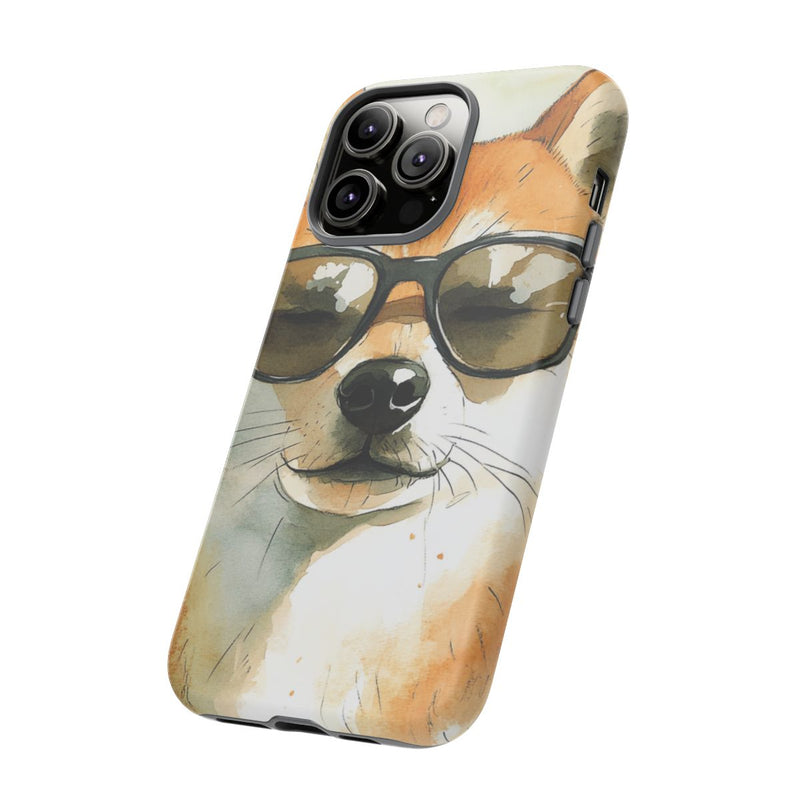 Stoere Shiba Inu met Zonnebril