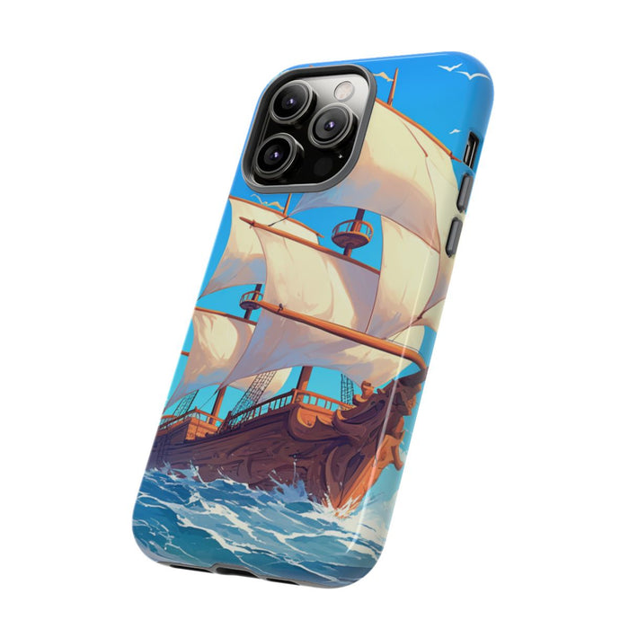 Zeilschip op Blauwe Oceaan