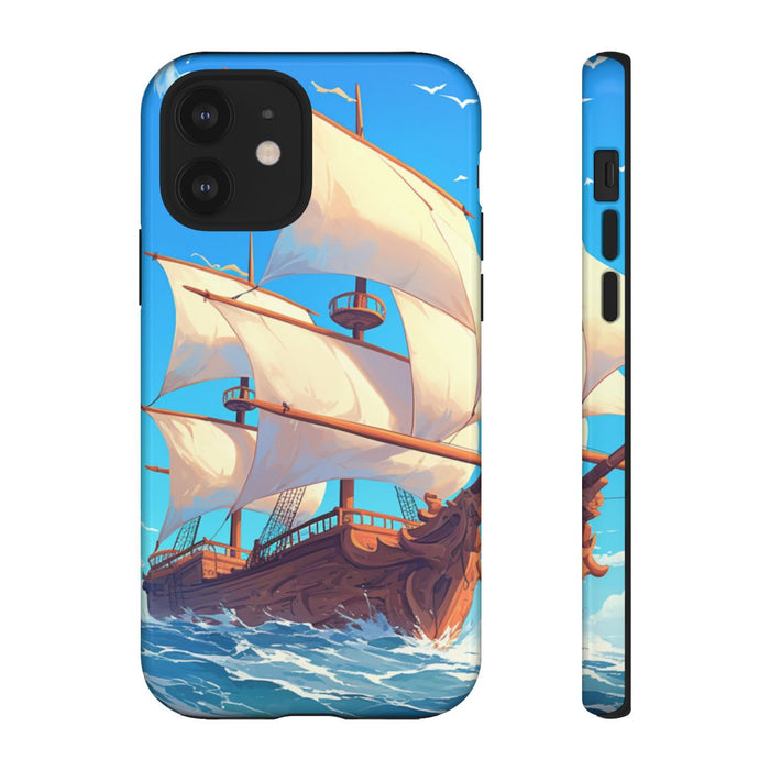 Zeilschip op Blauwe Oceaan