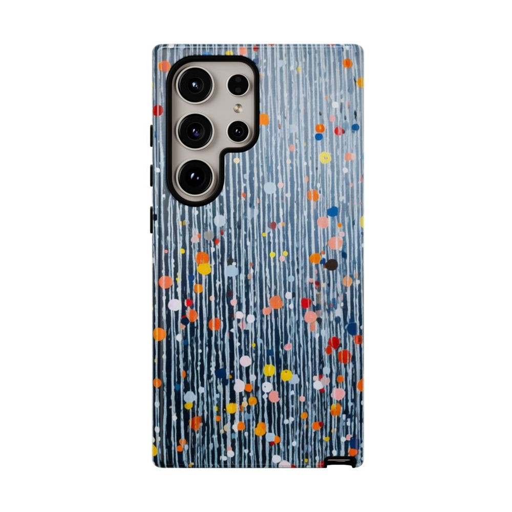 Kleurrijk Abstract Patroon met Dots en Lijnen