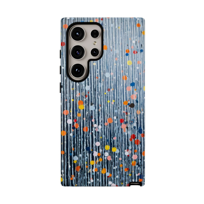 Kleurrijk Abstract Patroon met Dots en Lijnen