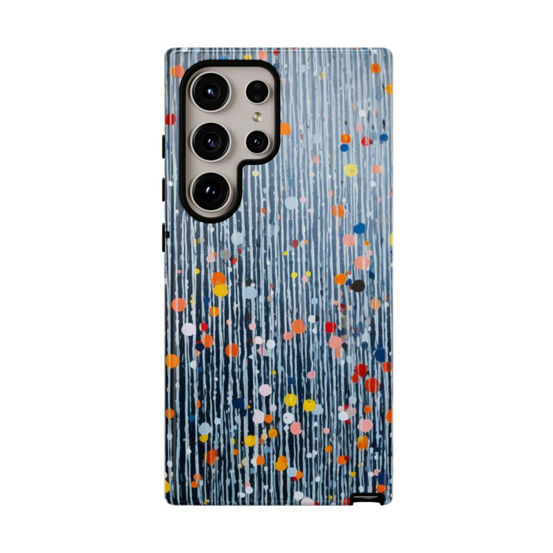 Kleurrijk Abstract Patroon met Dots en Lijnen