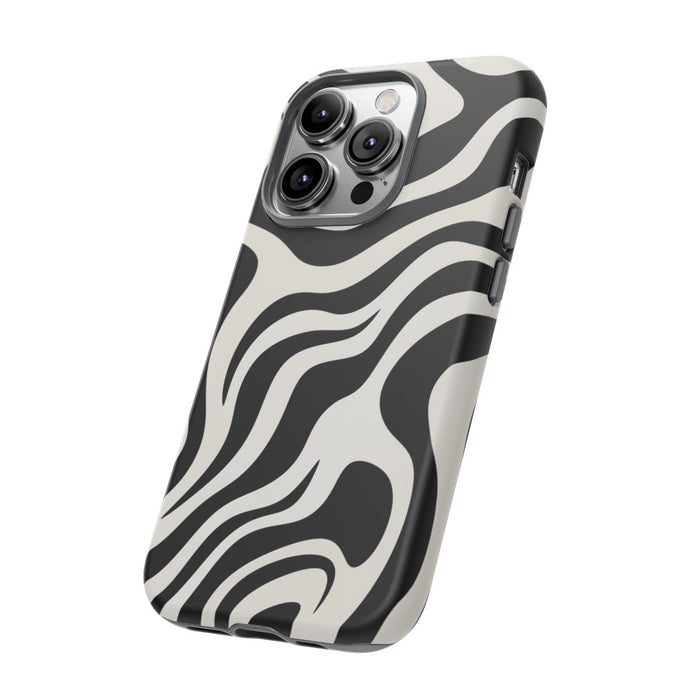 Zwart-Wit Abstract Zebra-Patroon