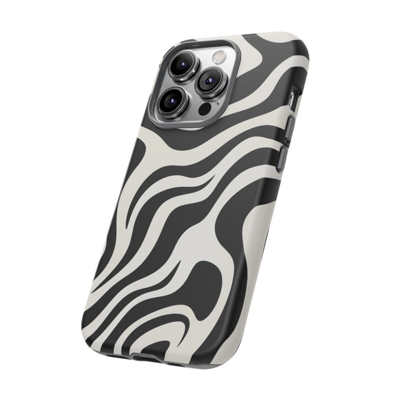 Zwart-Wit Abstract Zebra-Patroon