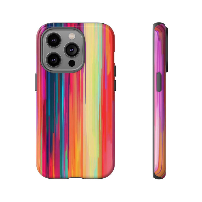 Levendige Verticale Kleurenstrepen Abstract