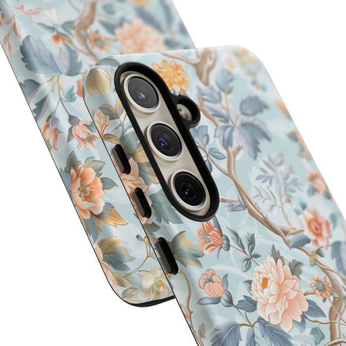 Pastel Chinoiserie Bloemenpatroon