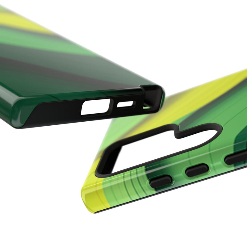 Groen-Geel Golvenpatroon