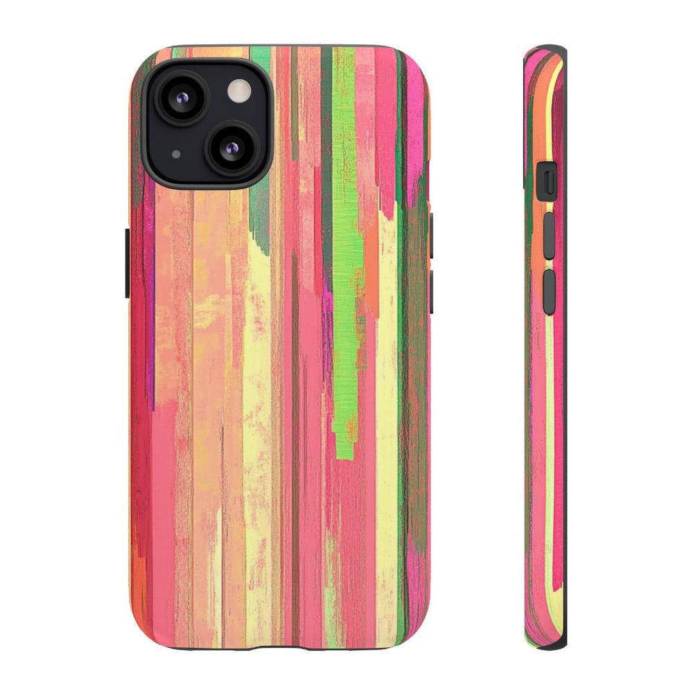 Levendige Verticale Strepen Abstracte Kunst