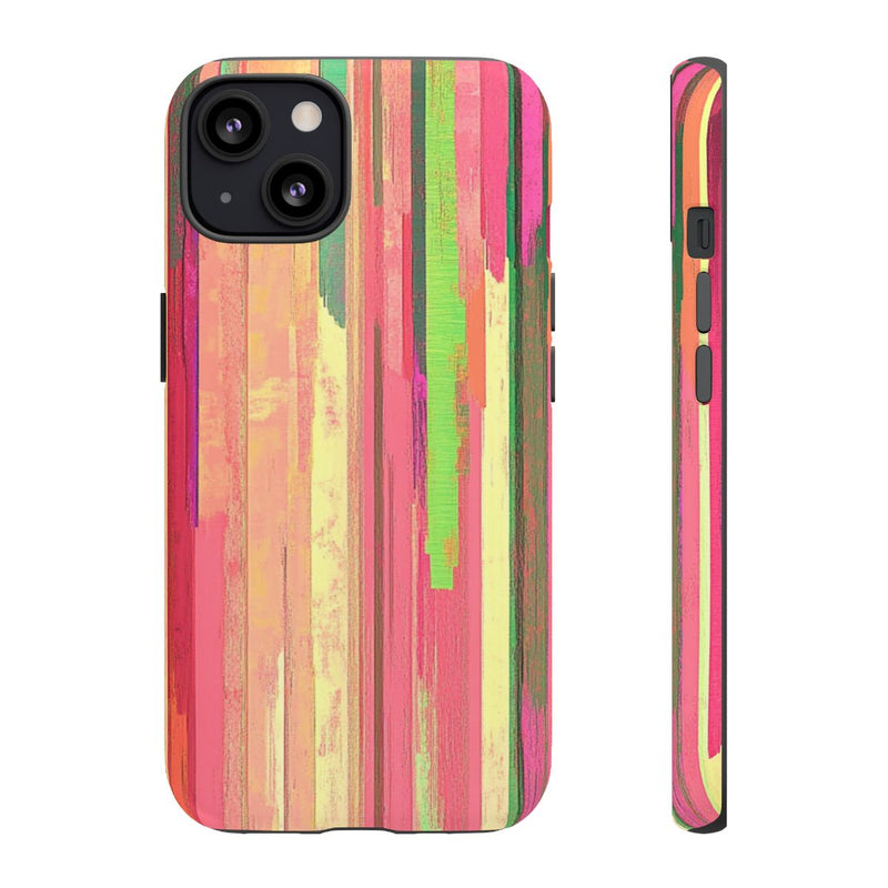 Levendige Verticale Strepen Abstracte Kunst