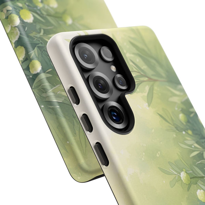 Groene Botanische Waterverf Illustratie