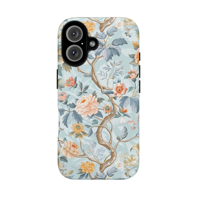 Pastel Chinoiserie Bloemenpatroon