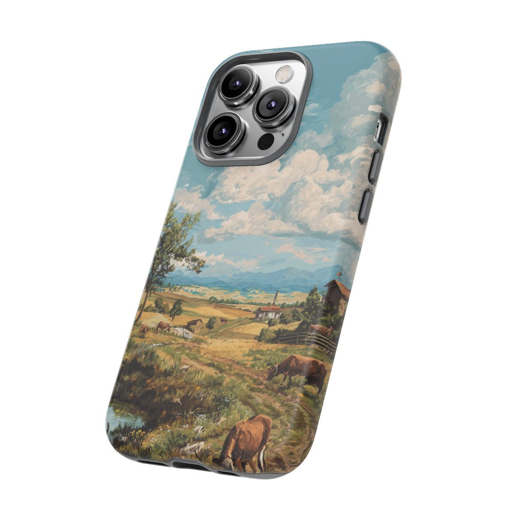 Landelijk Uitzicht met Boerderijdieren