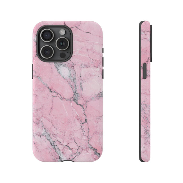 Roze Marmerstructuur met Glanzende Afwerking