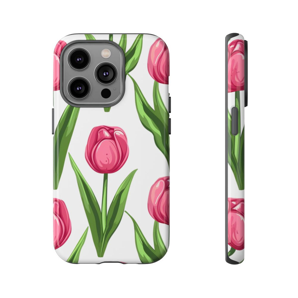 Roze Tulp Bloemenpatroon