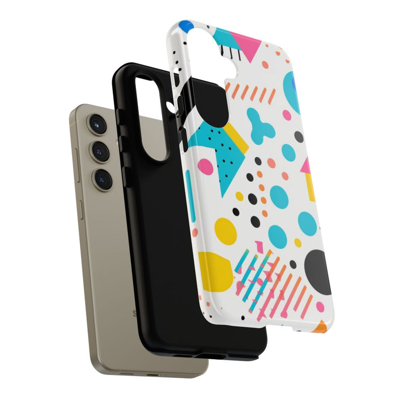 Kleurrijk Memphis Stijl Geometrisch Patroon