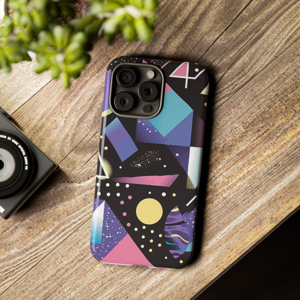 Geometrisch Vaporwave Abstract Patroon