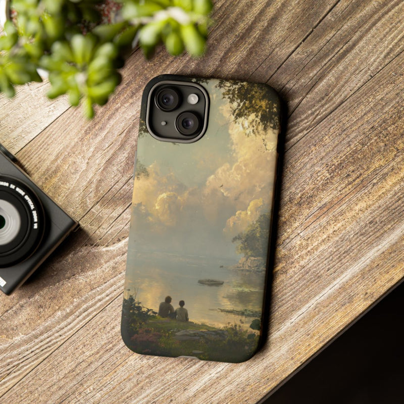 Vredig Meerlandschap met Vriendschap