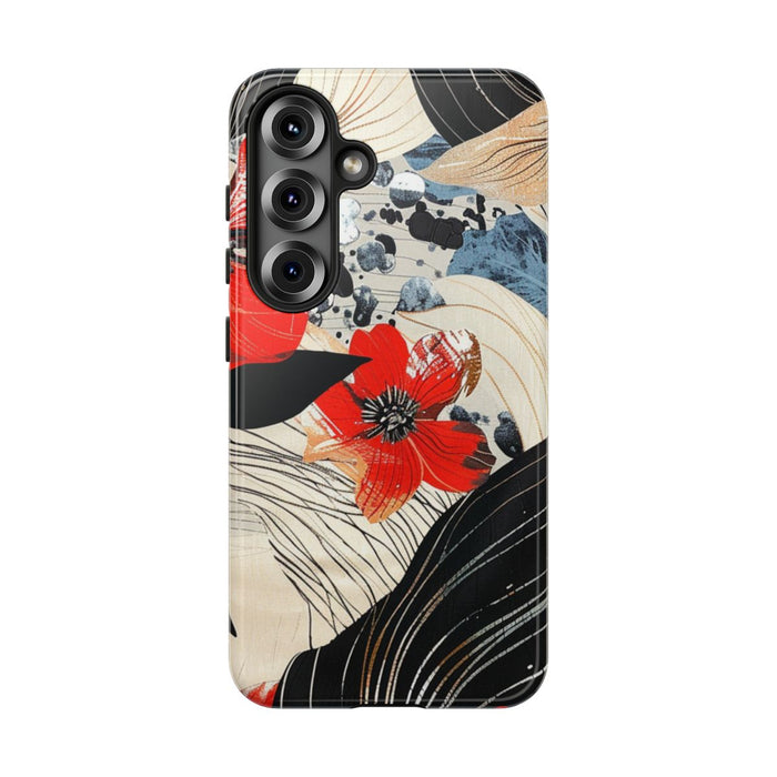 Rood Bloemen Abstract Patroon