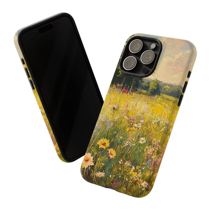 Zonnig Bloemenveld met Wilde Bloemen