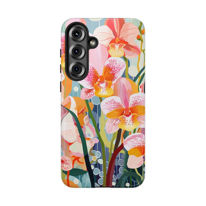 Kleurrijke Orchideeën Illustratie
