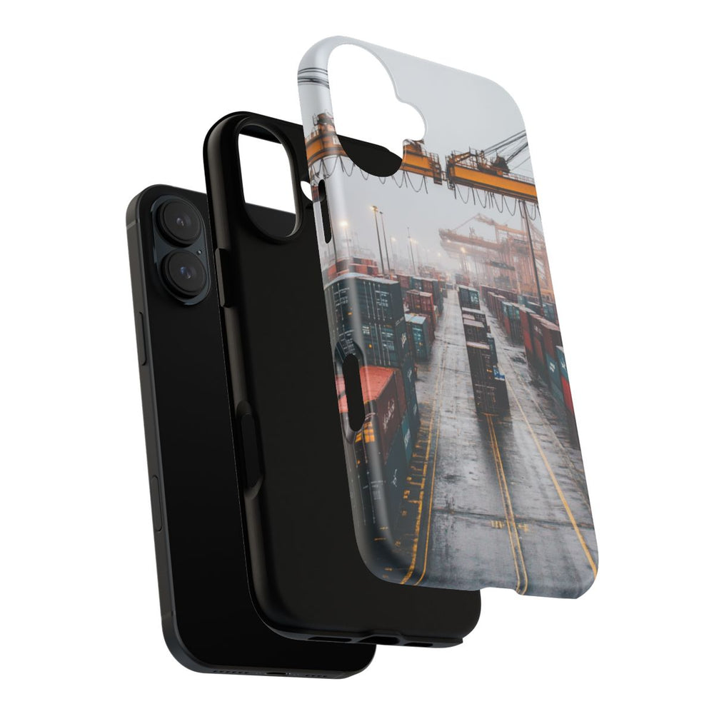 Vrachtcontainers en Havenkranen