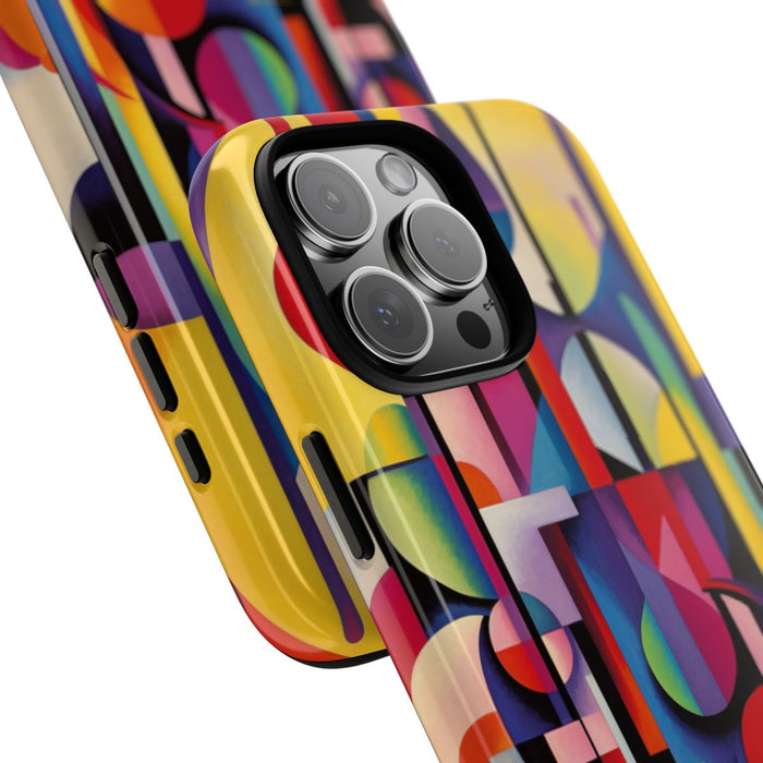 Abstracte Geometrische Vormen met Heldere Kleuren