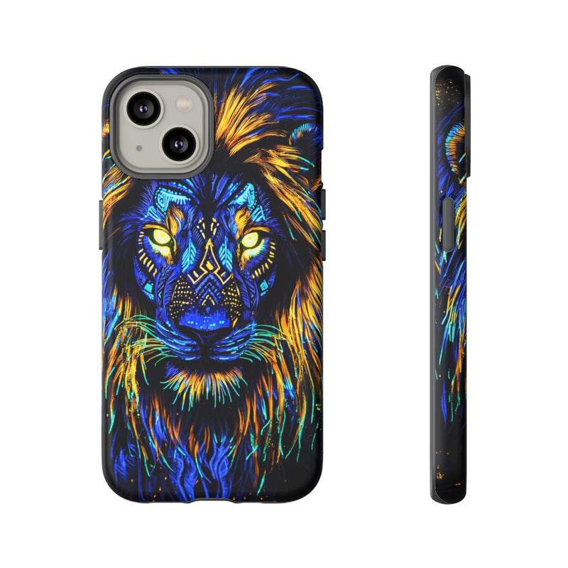 Gloeiende Leeuwenkop met Tribal Motief