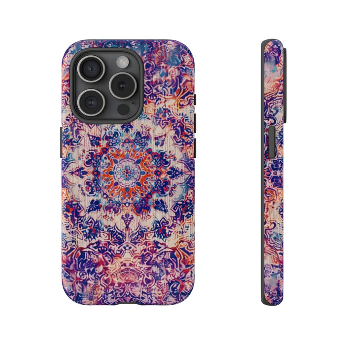 Gedetailleerd Psychedelisch Oosters Tapijtpatroon