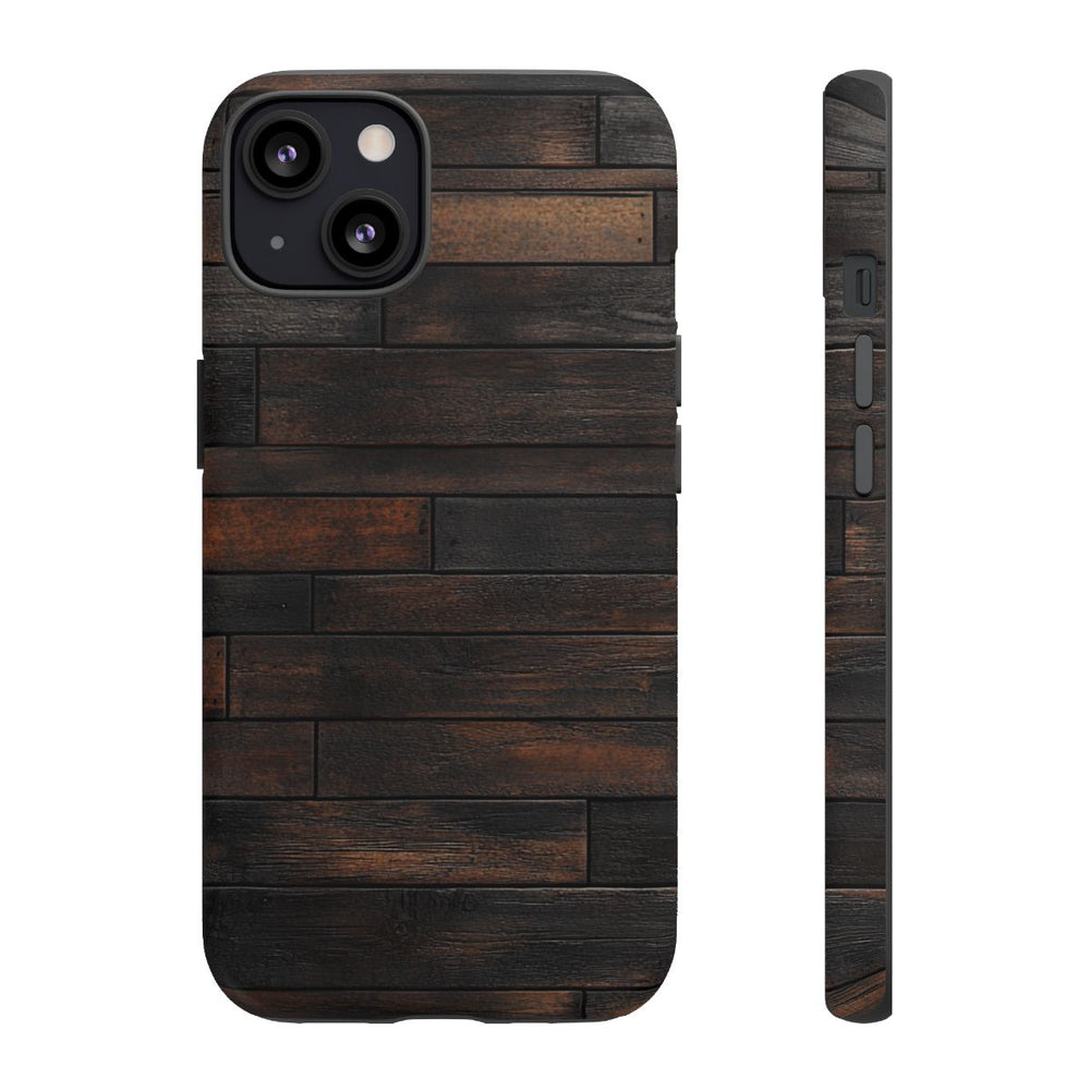 Donkerhouten Plankenstructuur