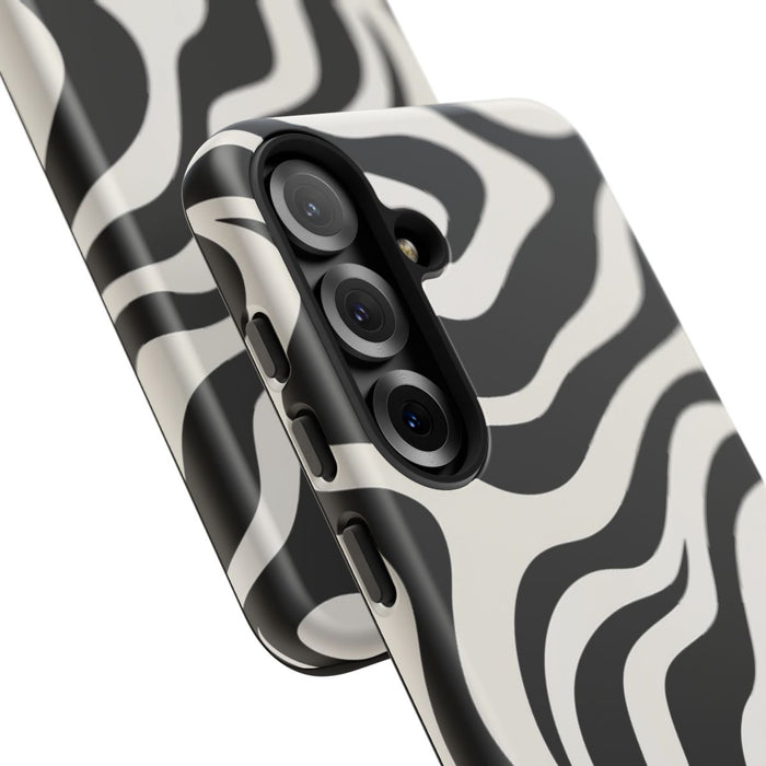 Zwart-Wit Abstract Zebra-Patroon