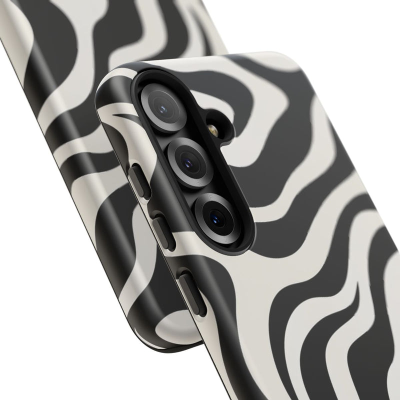 Zwart-Wit Abstract Zebra-Patroon