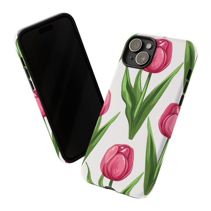 Roze Tulp Bloemenpatroon