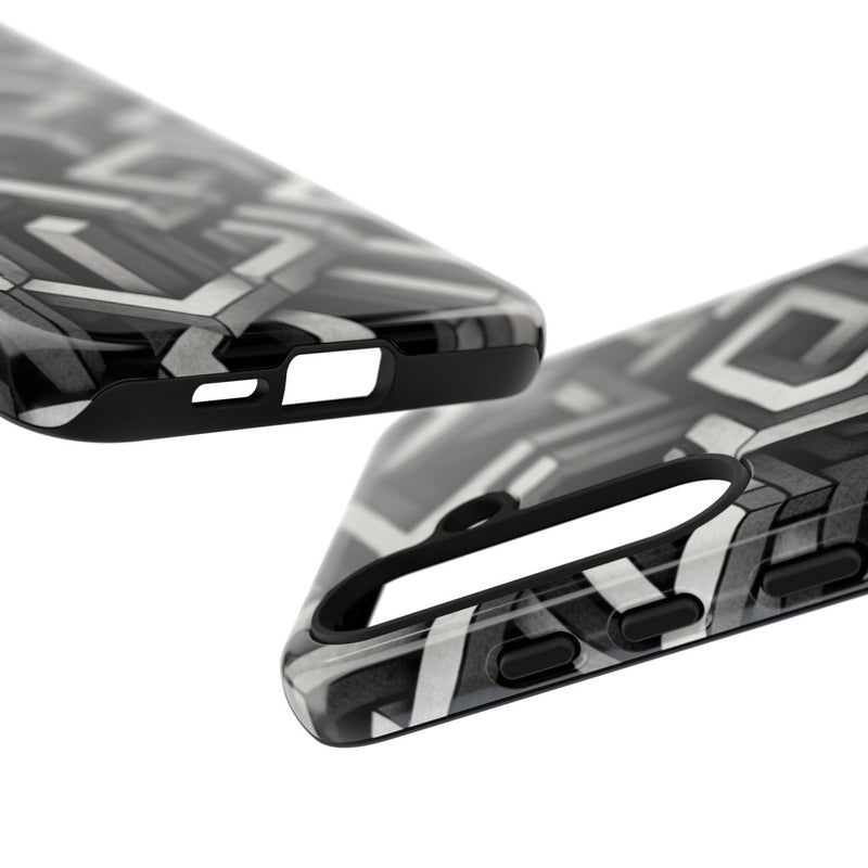 Monochrome Geometrisch Optisch Illusiepatroon