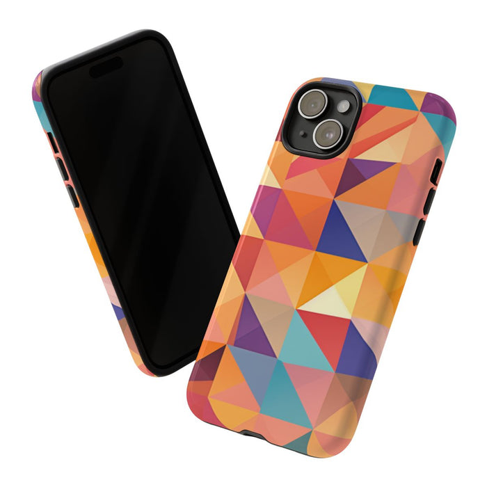 Kleurrijk Geometrisch Hoekpatroon
