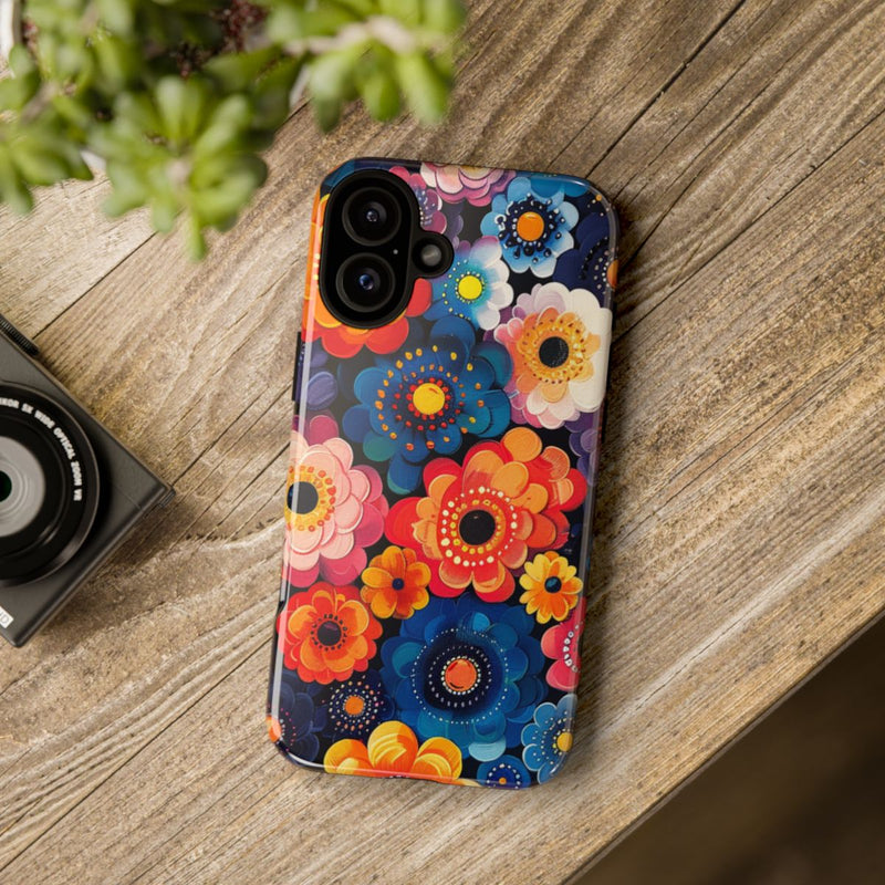 Levendig Abstract Bloemenpatroon