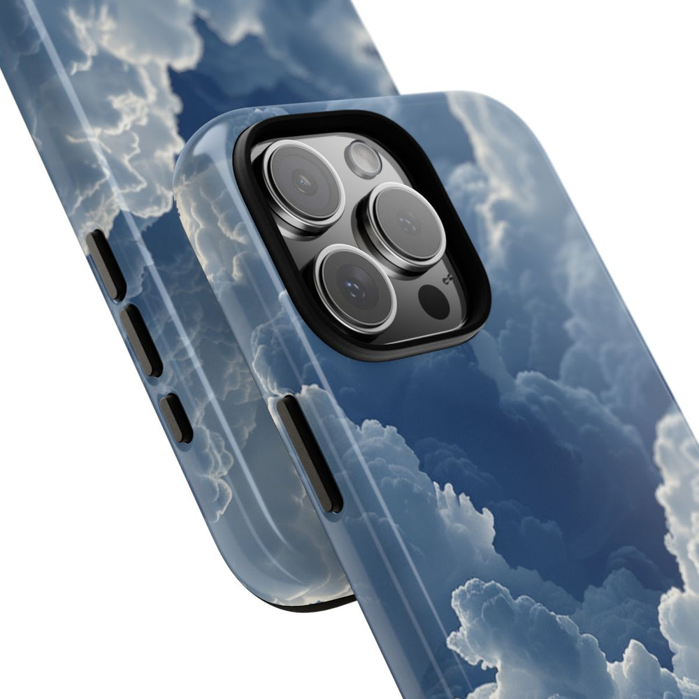 3D Blauw Wolkenpatroon