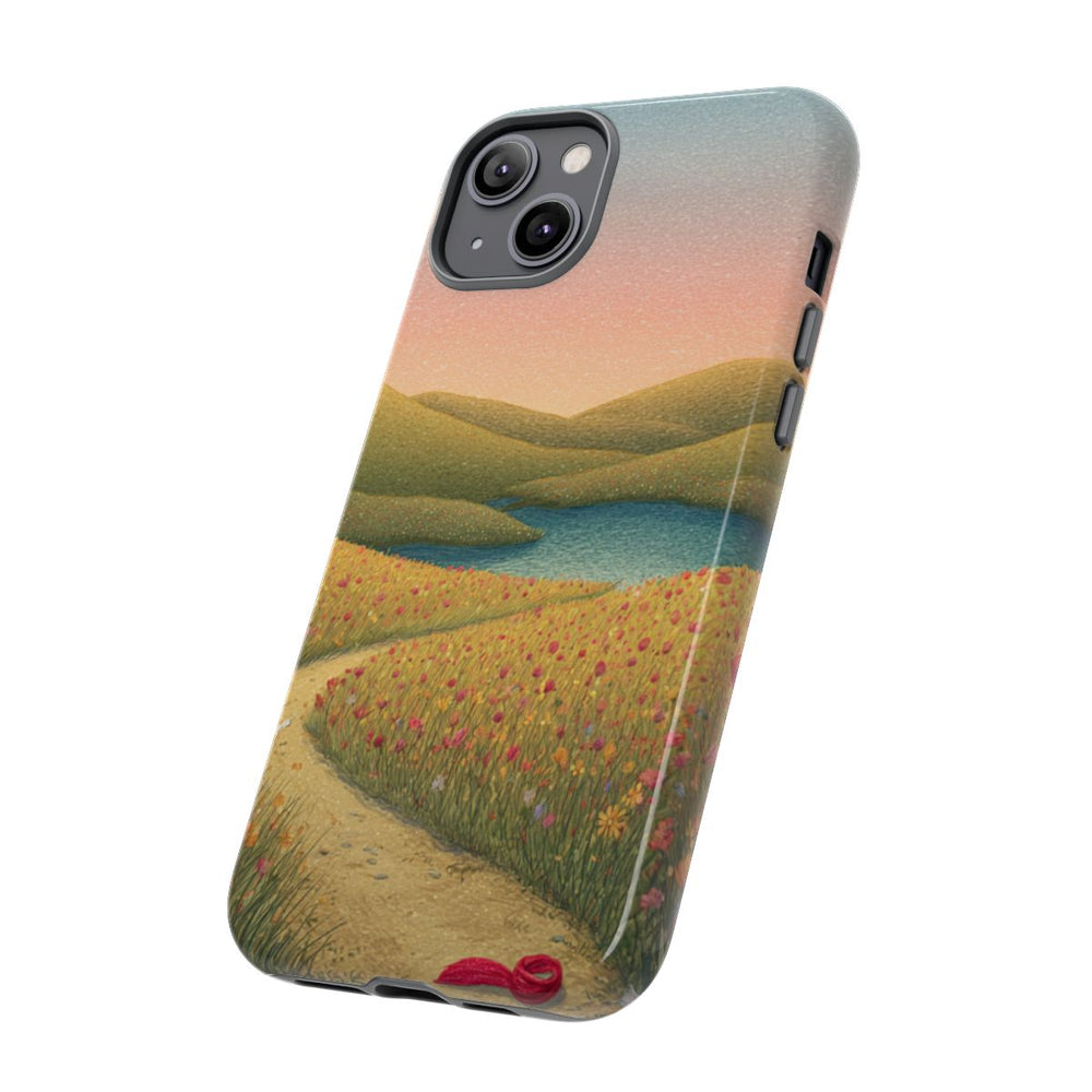 Sprookjesachtig Bloemenpad bij Meer