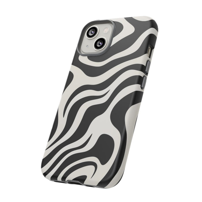 Zwart-Wit Abstract Zebra-Patroon