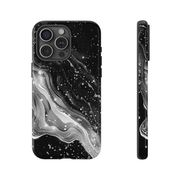 Zwart-Wit Abstracte Galaxie