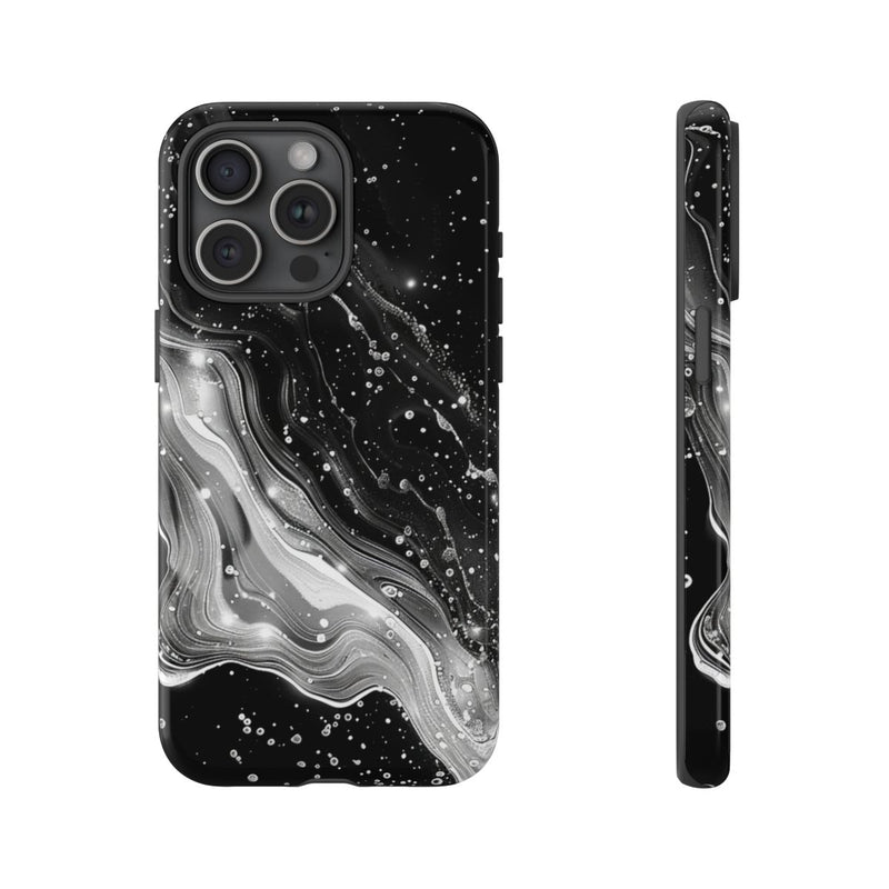 Zwart-Wit Abstracte Galaxie