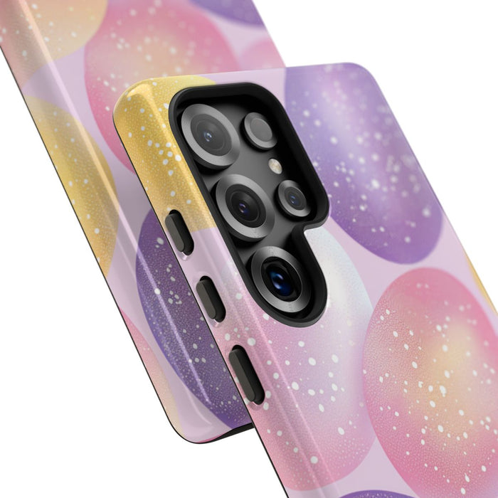 Pastelkleurige Glitter Paaseieren Patroon