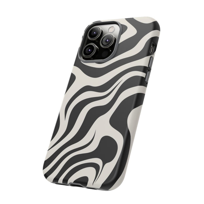 Zwart-Wit Abstract Zebra-Patroon