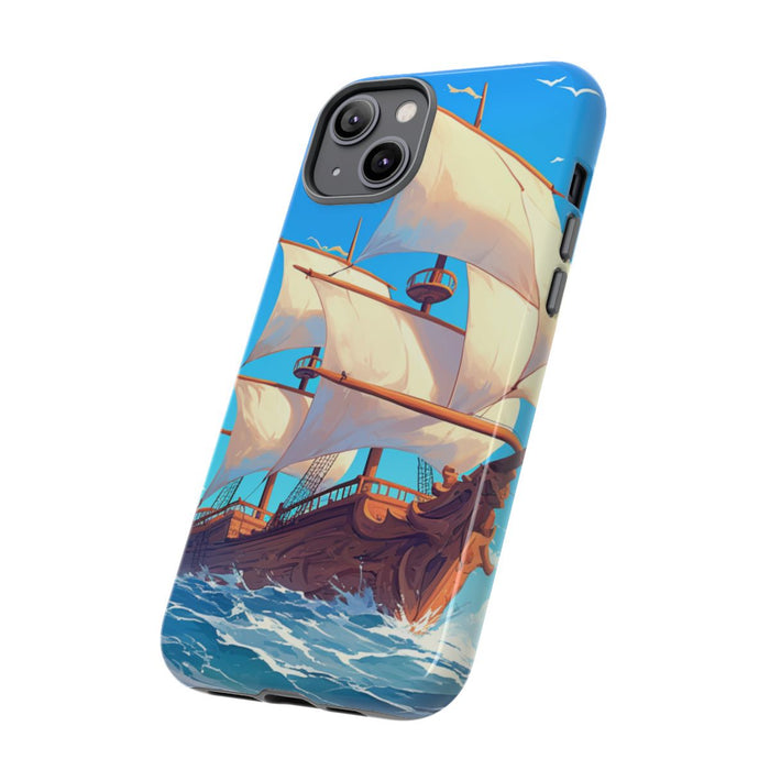 Zeilschip op Blauwe Oceaan