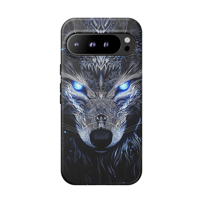Majestueuze Wolf met Gloeiende Ogen