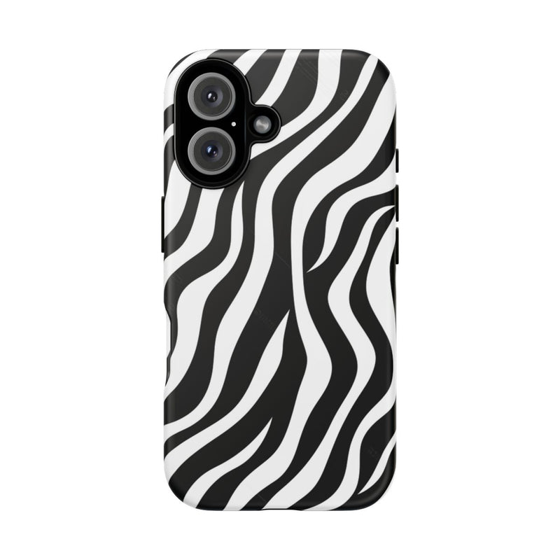 Zwart-Wit Zebra Strepenpatroon