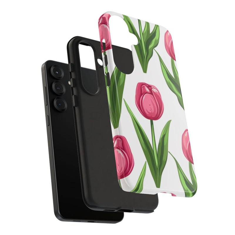 Roze Tulp Bloemenpatroon