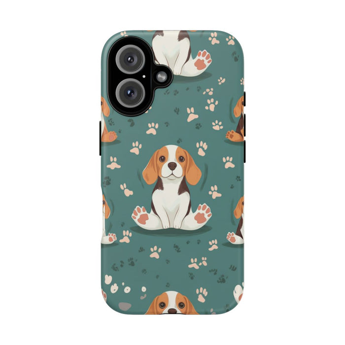 Beagles met Pootafdrukken Patroon